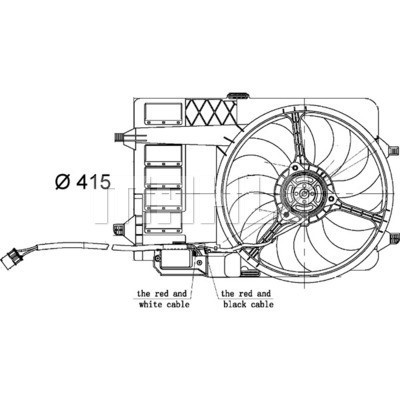 Fan, engine cooling MAHLE CFF30000S 2