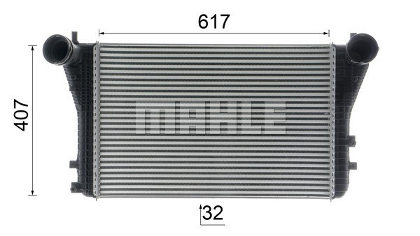 Charge Air Cooler MAHLE CI161000P 12