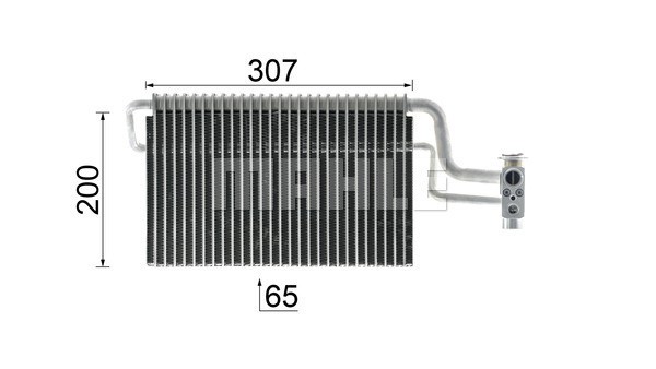 Evaporator, air conditioning MAHLE AE146000P 7