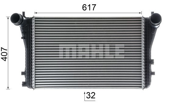 Charge Air Cooler MAHLE CI208000P 12