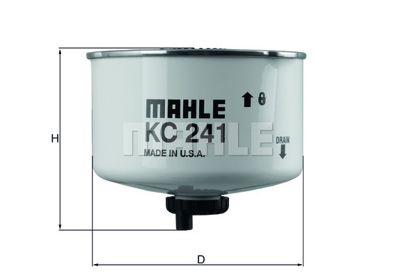 Fuel Filter MAHLE KC241D