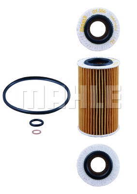 Oil Filter MAHLE OX384D 2