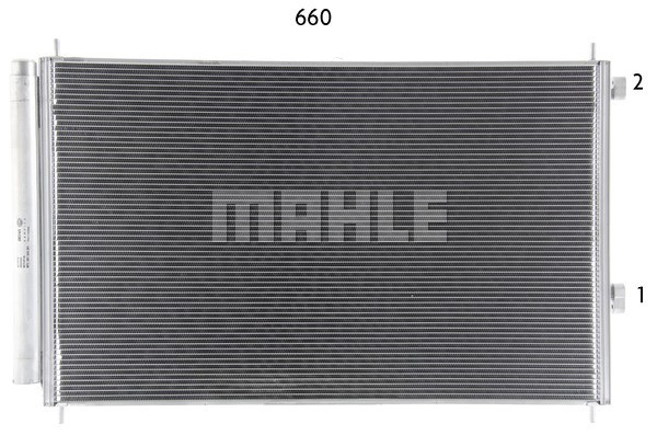 Condenser, air conditioning MAHLE AC798000P 7