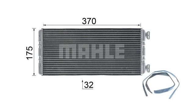 Heat Exchanger, interior heating MAHLE AH131000P 12