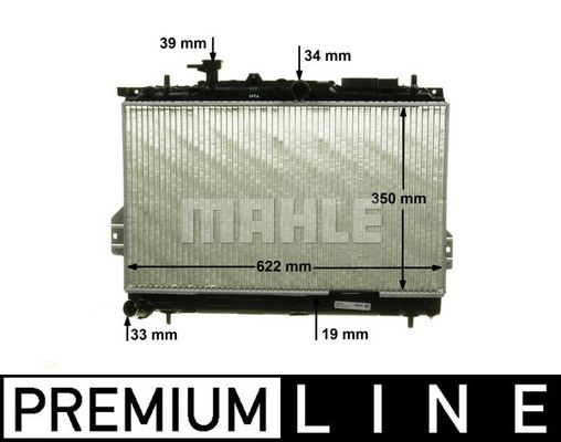 Radiator, engine cooling MAHLE CR1292000P