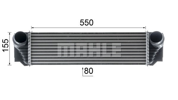 Charge Air Cooler MAHLE CI183000P 12