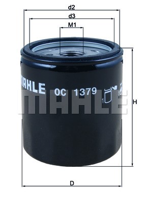 Oil Filter MAHLE OC1379