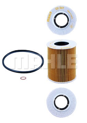 Oil Filter MAHLE OX369D 2