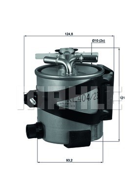 Fuel Filter MAHLE KLH44/22