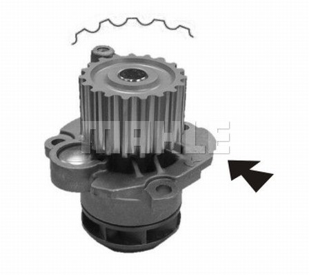 Water Pump, engine cooling MAHLE CP58000S