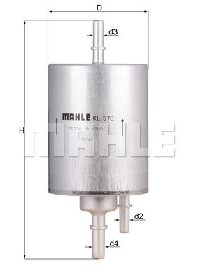 Fuel Filter MAHLE KL570