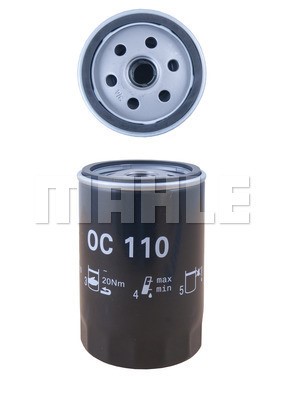 Oil Filter MAHLE OC110 2