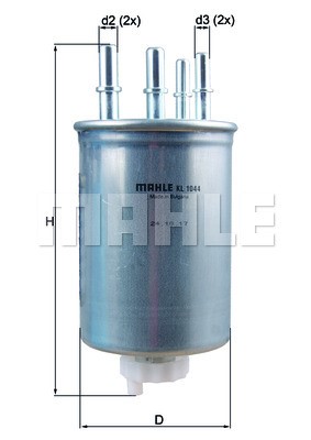 Fuel Filter MAHLE KL1044