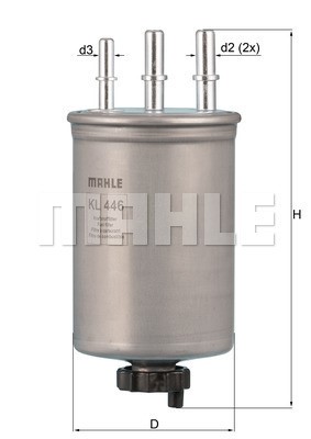 Fuel Filter MAHLE KL446
