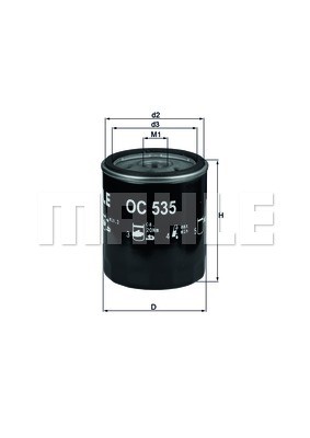 Oil Filter MAHLE OC535