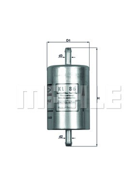 Fuel Filter MAHLE KL86