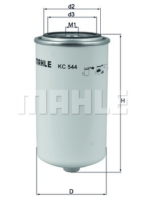 Fuel Filter MAHLE KC544