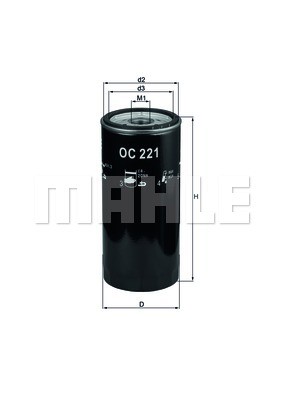 Oil Filter MAHLE OC221