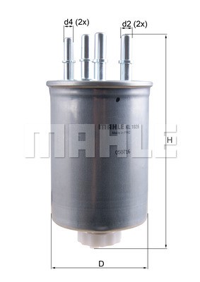 Fuel Filter MAHLE KL1026