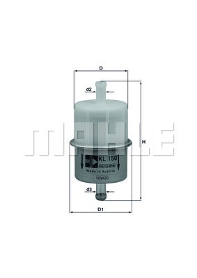 Fuel Filter MAHLE KL150