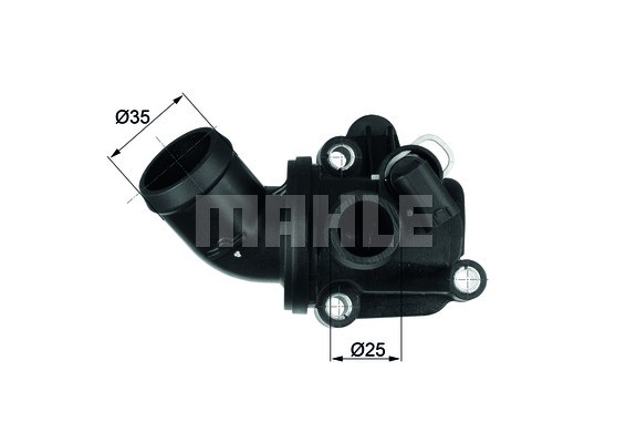 Thermostat, coolant MAHLE TH387