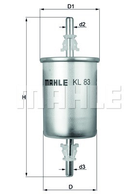 Fuel Filter MAHLE KL83