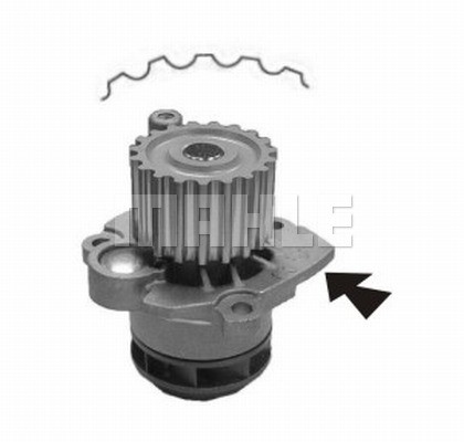 Water Pump, engine cooling MAHLE CP6000S