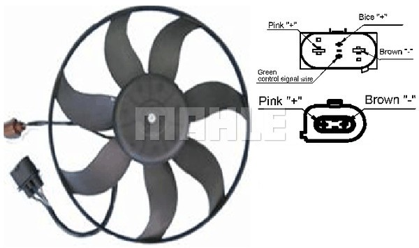 Fan, engine cooling MAHLE CFF187001S