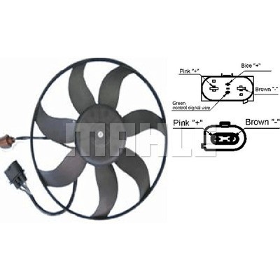 Fan, engine cooling MAHLE CFF187001S 2