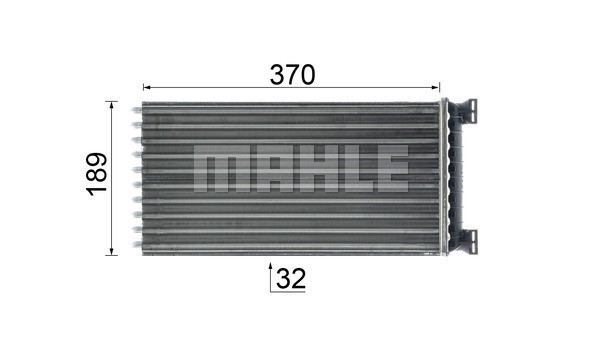 Heat Exchanger, interior heating MAHLE AH130000P 12