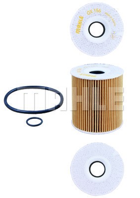 Oil Filter MAHLE OX156D1 2