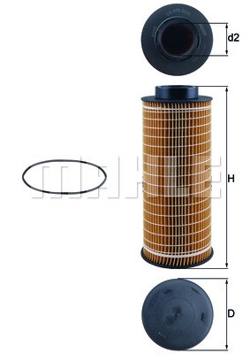 Oil Filter MAHLE OX376D