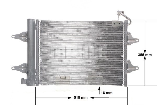 Condenser, air conditioning MAHLE AC359000S 3