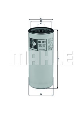 Oil Filter MAHLE OC282