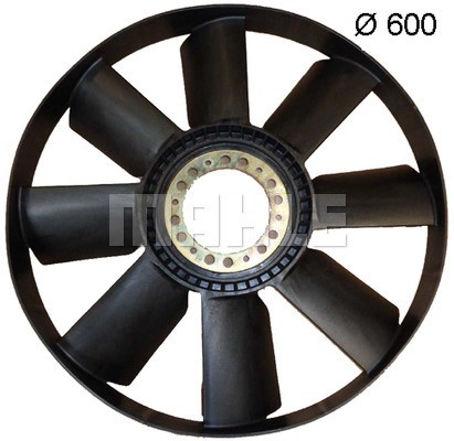 Fan Wheel, engine cooling MAHLE CFW5000P 2