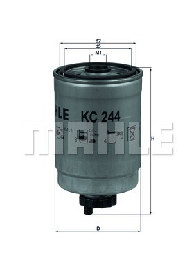 Fuel Filter MAHLE KC244