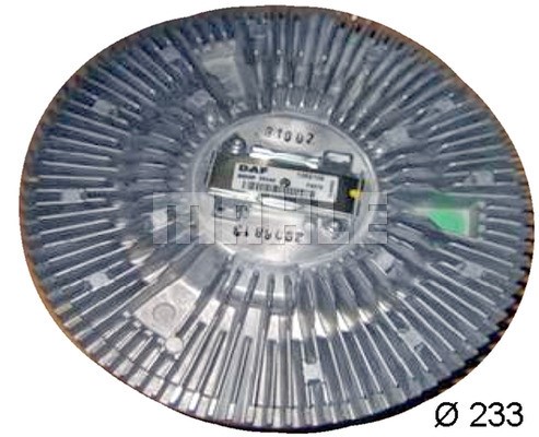 Clutch, radiator fan MAHLE CFC28000P 2