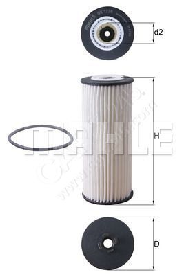 Oil Filter MAHLE OX1236D