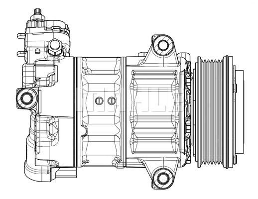 Compressor, air conditioning MAHLE ACP654000P 6