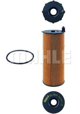 Oil Filter MAHLE OX196/2D 2