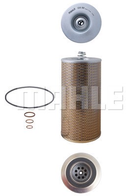Oil Filter MAHLE OX69D 6
