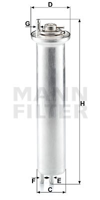 Fuel Filter MANN-FILTER WK532