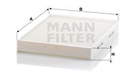 Filter, interior air MANN-FILTER CU2842