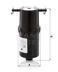 Fuel Filter MANN-FILTER WK9024