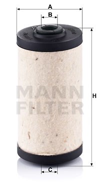 Fuel Filter MANN-FILTER BFU707