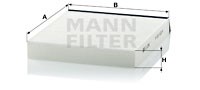 Filter, interior air MANN-FILTER CU2240