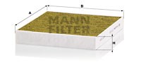 Filter, interior air MANN-FILTER FP24003