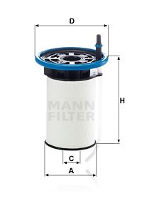 Fuel Filter MANN-FILTER PU7005