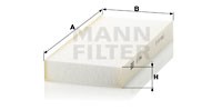 Filter, interior air MANN-FILTER CU2642