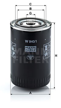 Hydraulic Filter, automatic transmission MANN-FILTER W9401